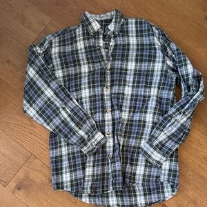 Vintage Redhead Men's Plaid Button-Down Flannel Shirt